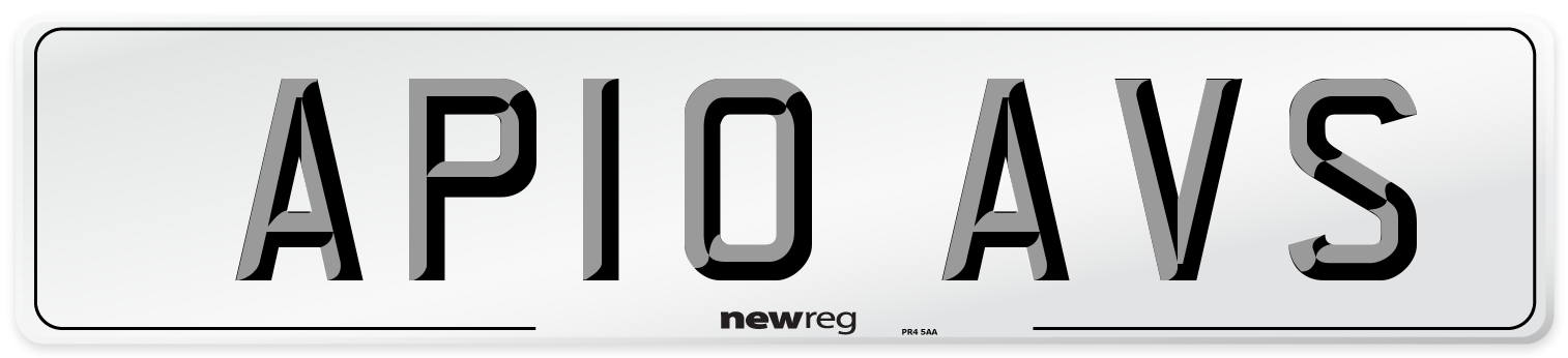 AP10 AVS Number Plate from New Reg